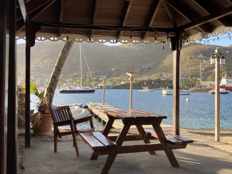 Bequia sur un coin de terrasse