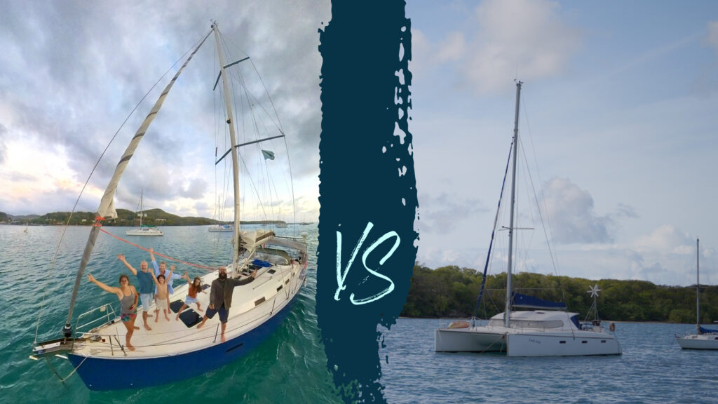 Voilier monocoque ou catamaran